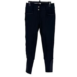The Modern Horse equestrian breeches women size XL black full seat ankle equine